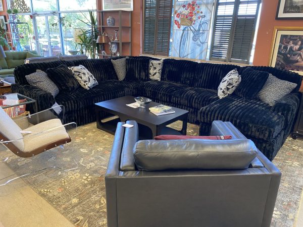 NEW ~ Ashley Furniture Midnight Onyx Modular Sectional (Left Arm Facing)