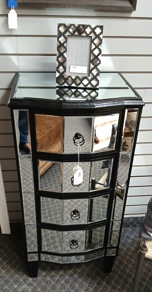 Mirrored & Wooden Cabinet By Privilege Furniture