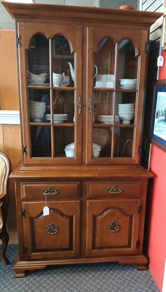 Vintage Keller Furniture 2 Piece Hutch 