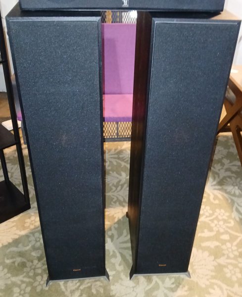 Pair Of Klipsch Tower Speakers 