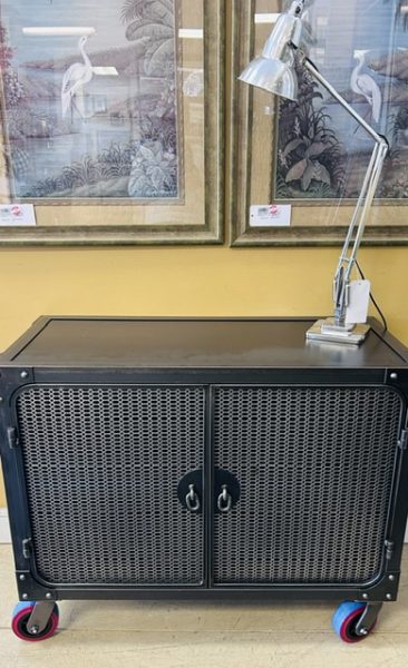 Modern Industrial Furniture Co. Carnegie Storage/Media Cabinet on Casters