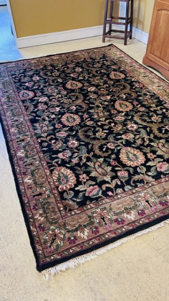 Indo-Agra Handwoven 100% Wool Area Rug