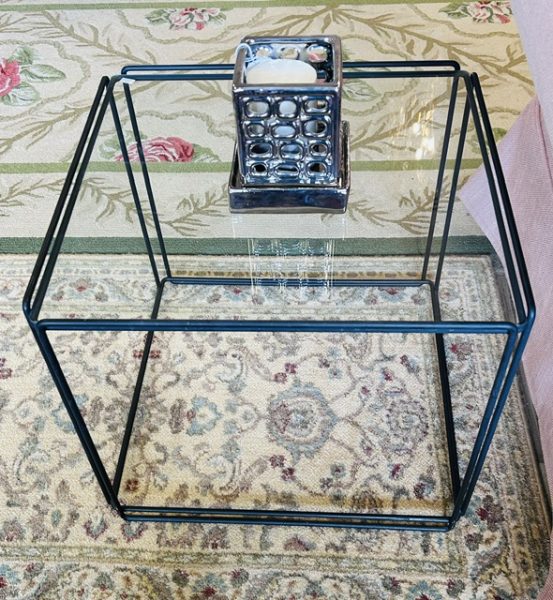 Vintage 70’s Postmodern Max Sauze “Isocele” Side Table (France)