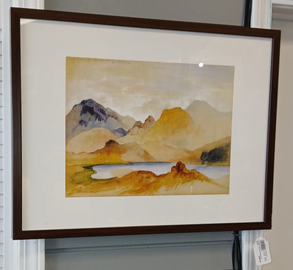 Cinnabar Mountain-Yellowstone River Abstract Art By Thomas Moran 