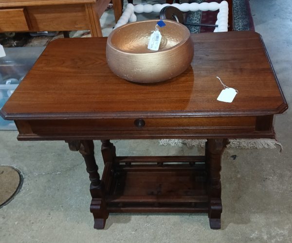 Antique C9 Eastlake Mahogany Library Table 