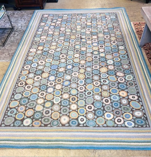6′ x 9′ L.L.Bean “Coins” Area Rug