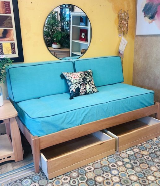 Get Laid Furniture Co. (United Kingdom) Custom Solid Maple Twin Storage Daybed